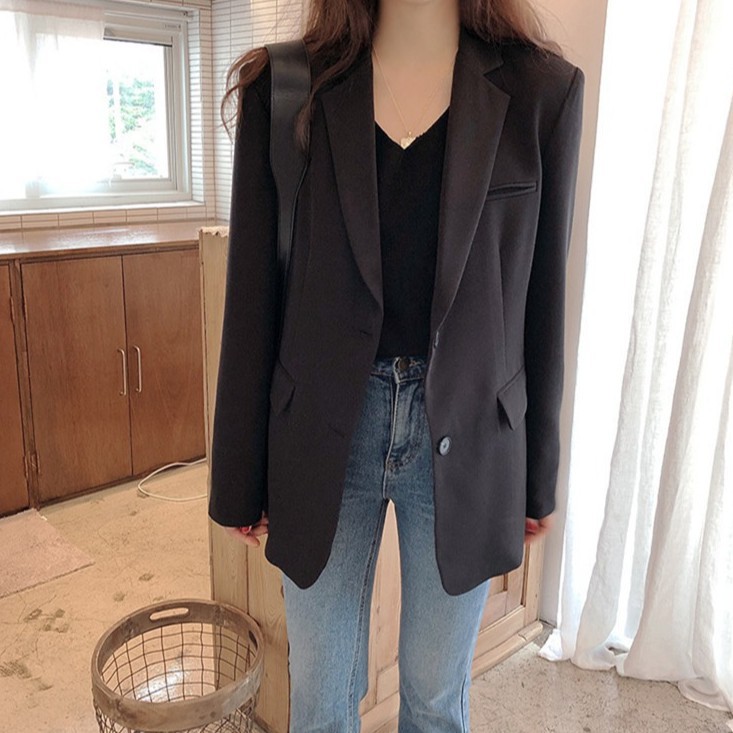 Áo Khoác Blazer Phong Cách Hàn Quốc Thanh Lịch Dành Cho Nữ Áo Blazer | BigBuy360 - bigbuy360.vn