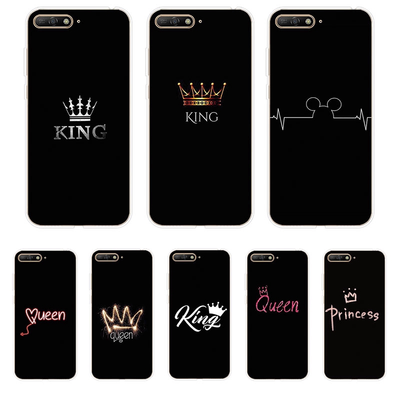 Ốp Lưng Huawei Y6 II Y6 2017 Prime 2018 Y6 Pro 2019 TPU mềm Case Queen King