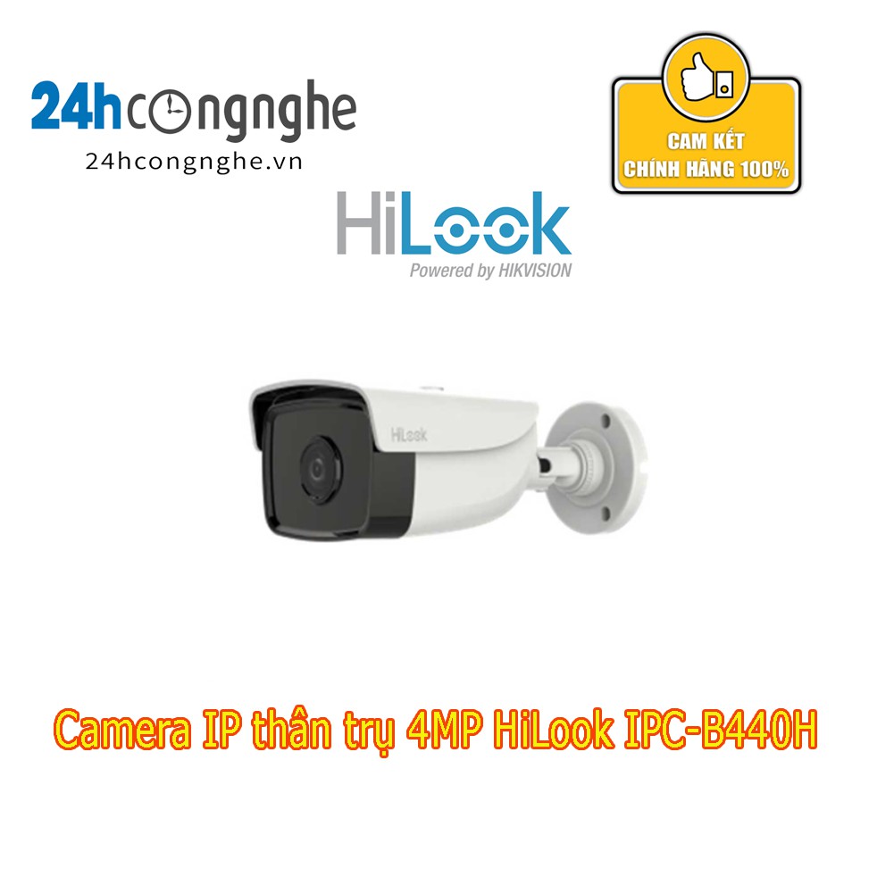 Camera IP thân trụ 4MP HiLook IPC-B440H