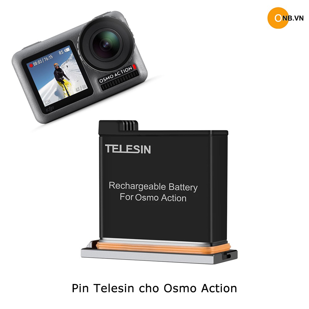 Pin Telesin cho DJI Osmo Action chất lượng