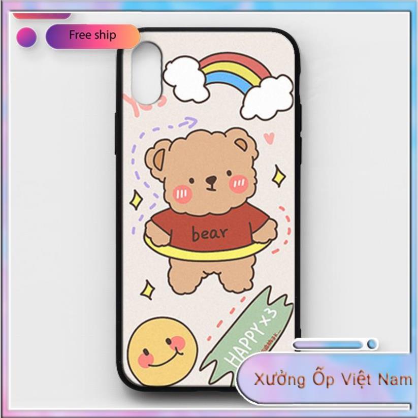 Ốp điện thoại Ốp lưng iphone gấu bear 6 6S 6Plus 6S Plus 7 8 7Plus 8Plus X XSMax 11 11 Pro 11 ProMax - C24