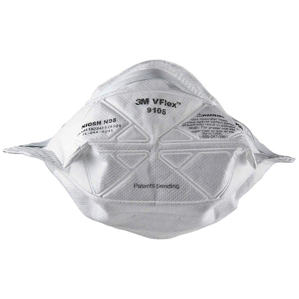 1 Hộp Khẩu trang N95 3M 9105 Chính Hãng - 50 cái - khẩu trang kháng khuẩn phòng dịch dành cho bác sĩ