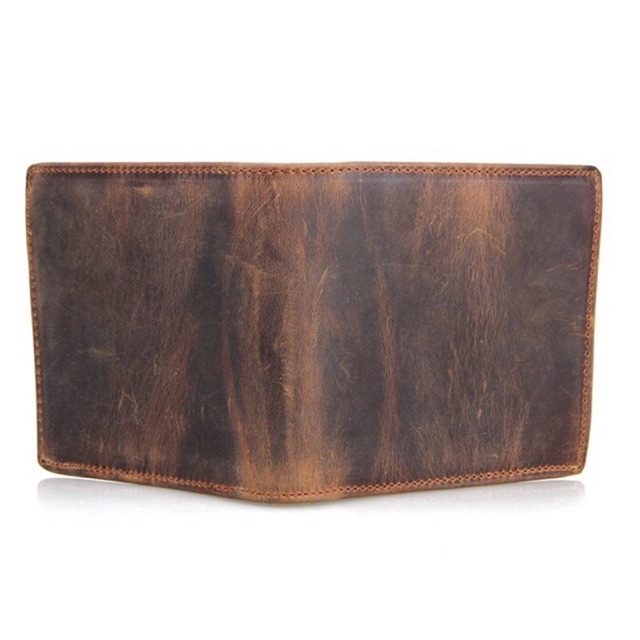 Ví da bò Nam 100%  genuine leather wallets men sang trọng, giá phong cách nam  gốc thương hiệu Cowather hàng xách tay Mỹ