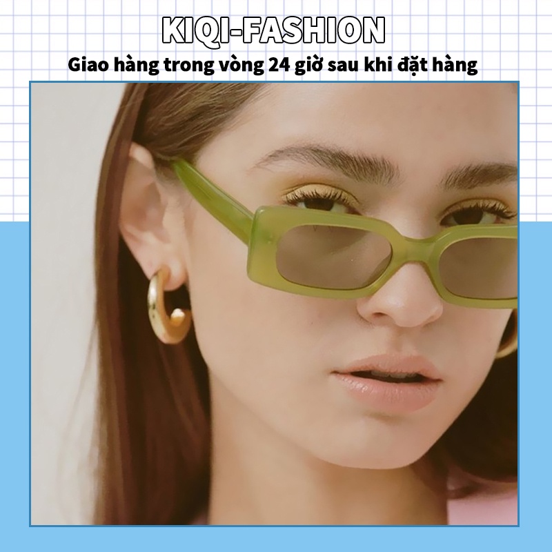 Kính mát gọng vuông đơn giản thời trang cho nam và nữ