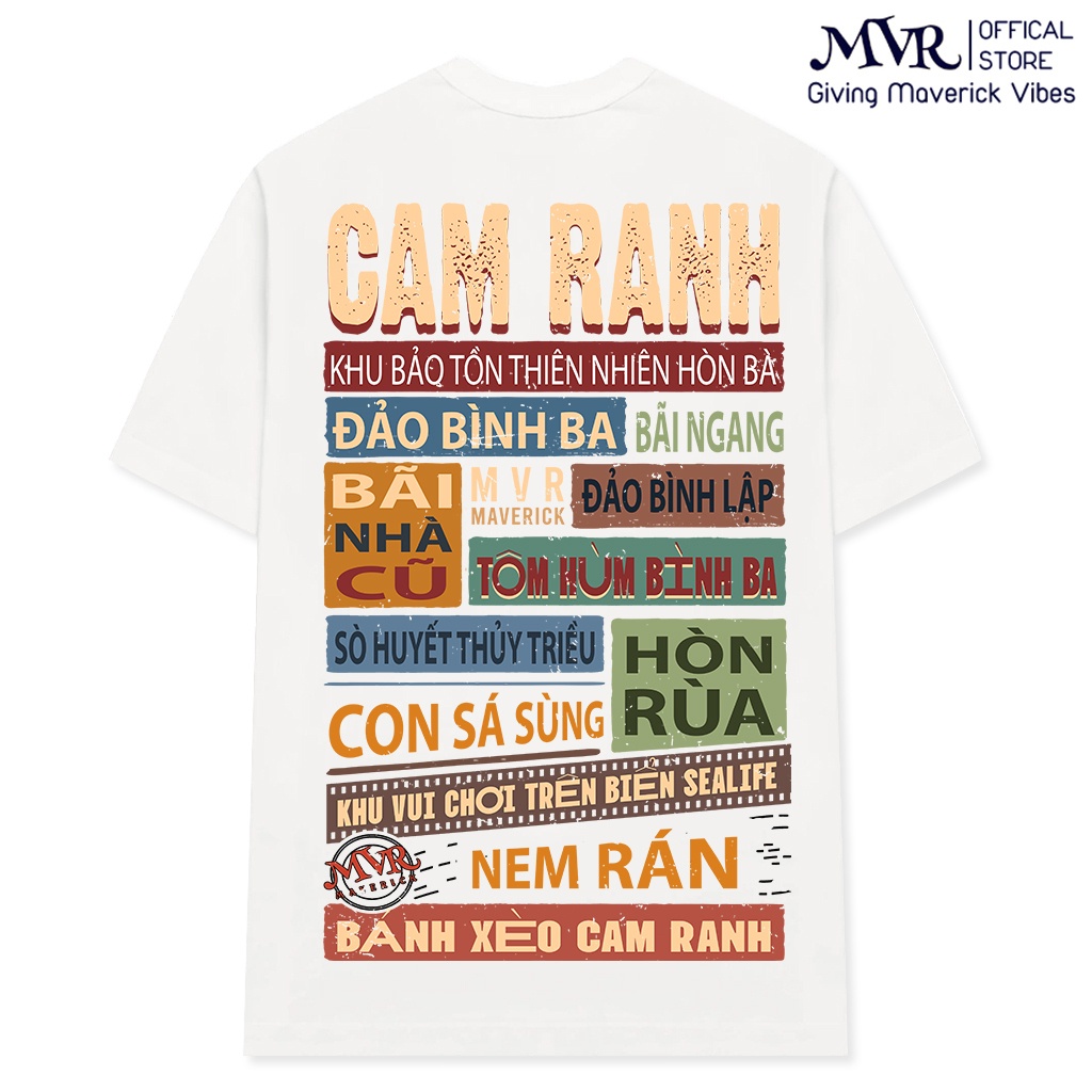 Áo thun Unisex phông cotton Cam Ranh ao cap gia đình fact UNDER MVR BB4258