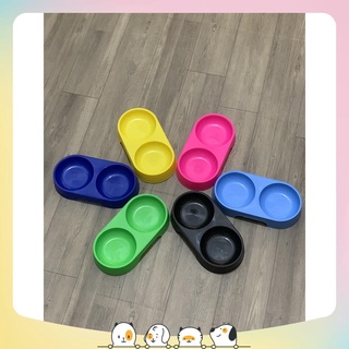 Bát ăn nhựa đôi cho chó mèo