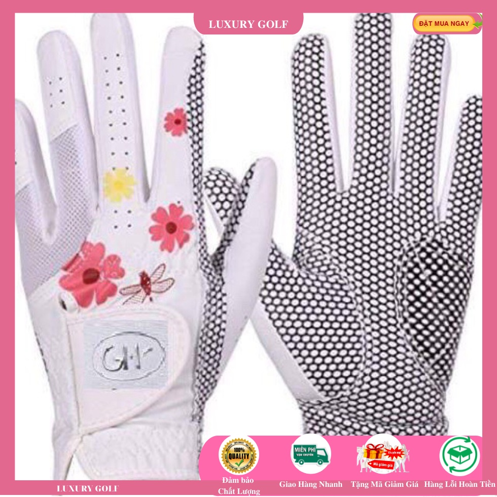 [ CHỐNG TRƠN TRƯỢT ] Găng tay golf nữ GH (1 đôi bên trái và phải)