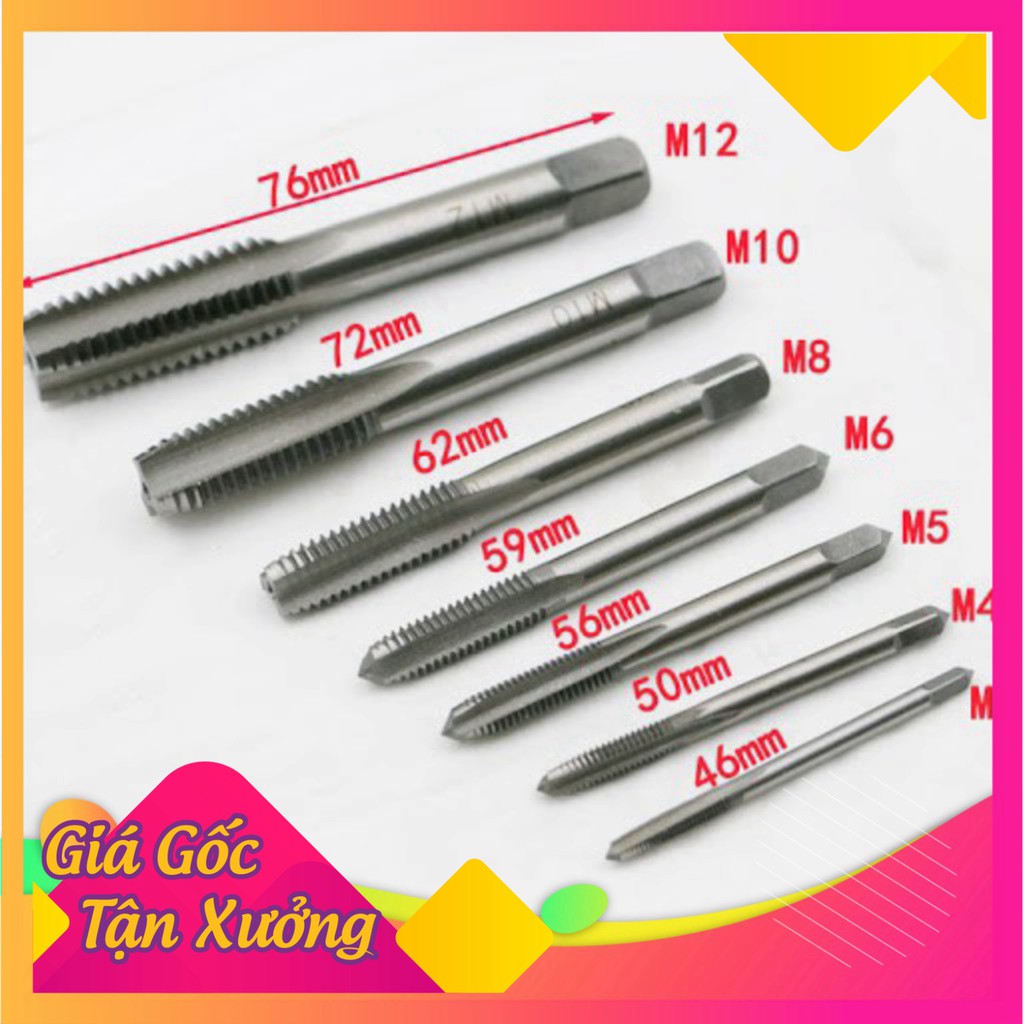 Xả hàng Bộ mũi khoan taro ren 7 cây