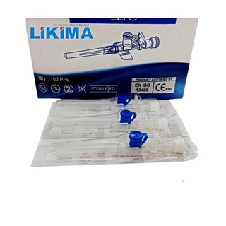 Kim luồn tĩnh mạch accu-vein có cổng và cánh 22g – 3a022 likima