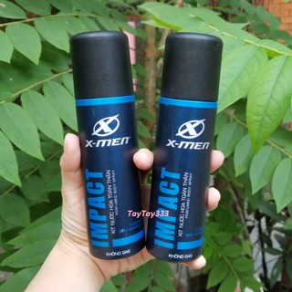 Xịt khử mùi nước hoa x-men impact chai 100ml