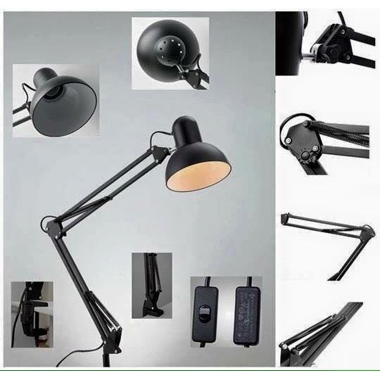 Đèn Kẹp Bàn Học, Đọc Sách, Làm Việc PIXAR. Kẹp Bàn Chắc Chắn. Bóng LED Chống Cận Bảo Vệ Mắt