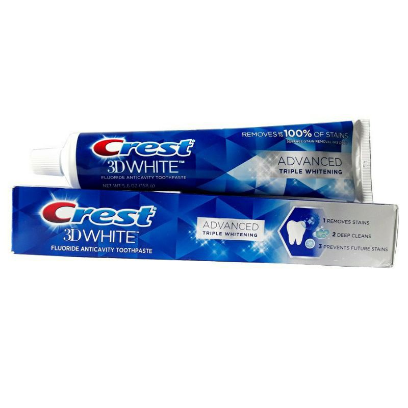 [DATE MỚi2021] KEM ĐÁNH RĂNG CREST 3D WHITE ADVANCED- MỸ