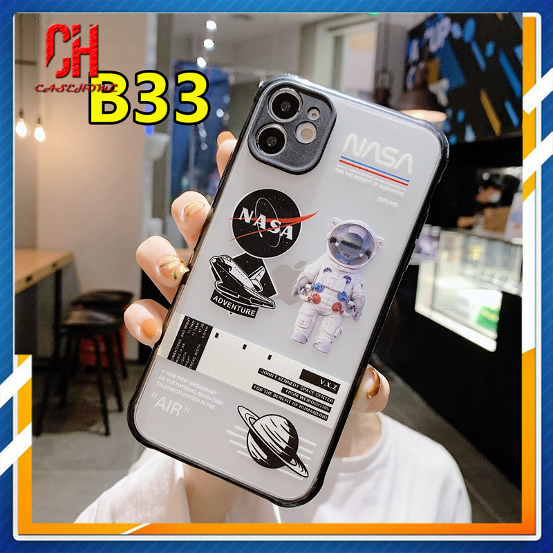 Ốp điện thoại phi hành gia/tên lửa cho iPhone 11 6 7 6S 8 Plus 12 Mini 12 Pro Max X SE 2020 6SPlus 7Plus 6Plus 8Plus XS IPhone 11 PRO MAX XR XSMAX