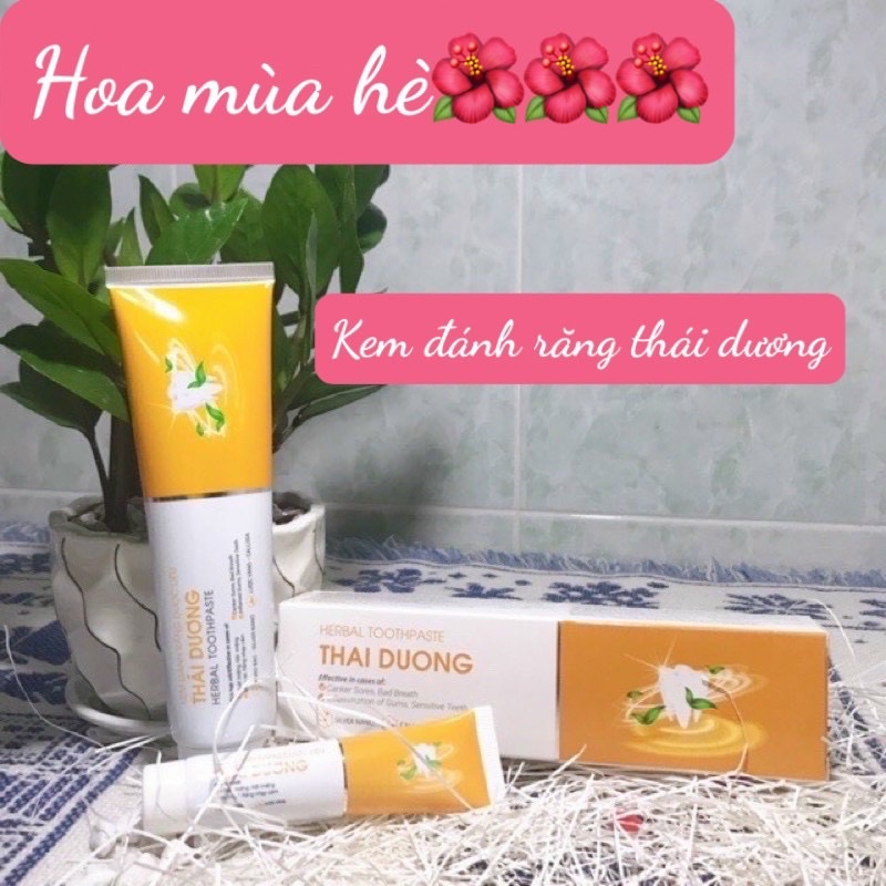 SALE MẠNH {{ KEM ĐÁNH RĂNG DƯỢC LIỆU THÁI DƯƠNG 150gr ( hàng chính hãng ) ngừa viêm nướu bảo vệ răng