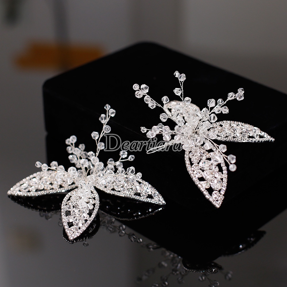 Trâm Cài Tóc Đính Hạt Pha Lê Handmade Thời Trang Cho Nữ