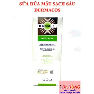 Sữa Rửa Mặt DERMACOS FARMONA Gel 150 ml Kiềm Dầu , Sạch Sâu, Giảm Mụn