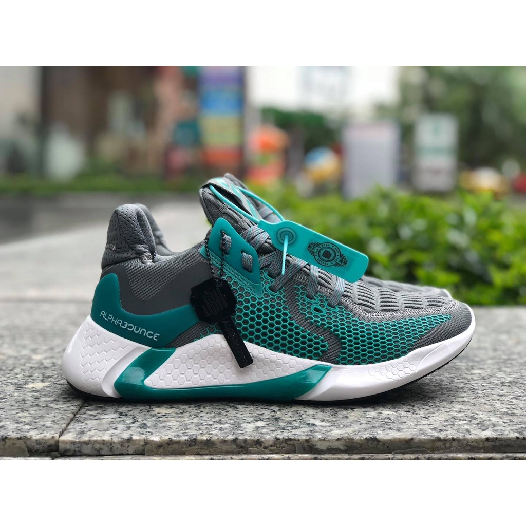 Giày thể thao nam cao cấp Alphalbouce 2020 - Phiên bản mới nhất màu xanh nổi bật Siêu Hot Fullbox