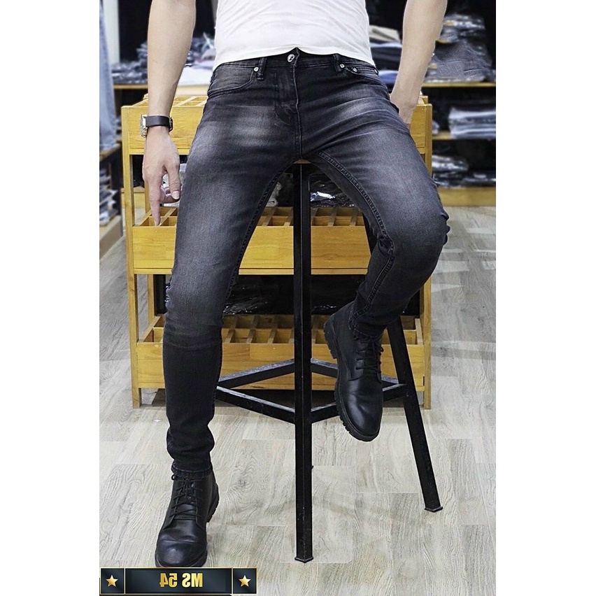 Quần jean nam đen cao cấp-chất bò co dãn 4 chiều-from chuẫn thời trang Lady-Hn Store88 ms 54