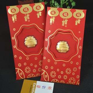 Bao Lì Xì Mạ Vàng 3D Sáng Tạo Chất Lượng