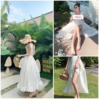 Váy maxi biển dáng dài mina’s house.