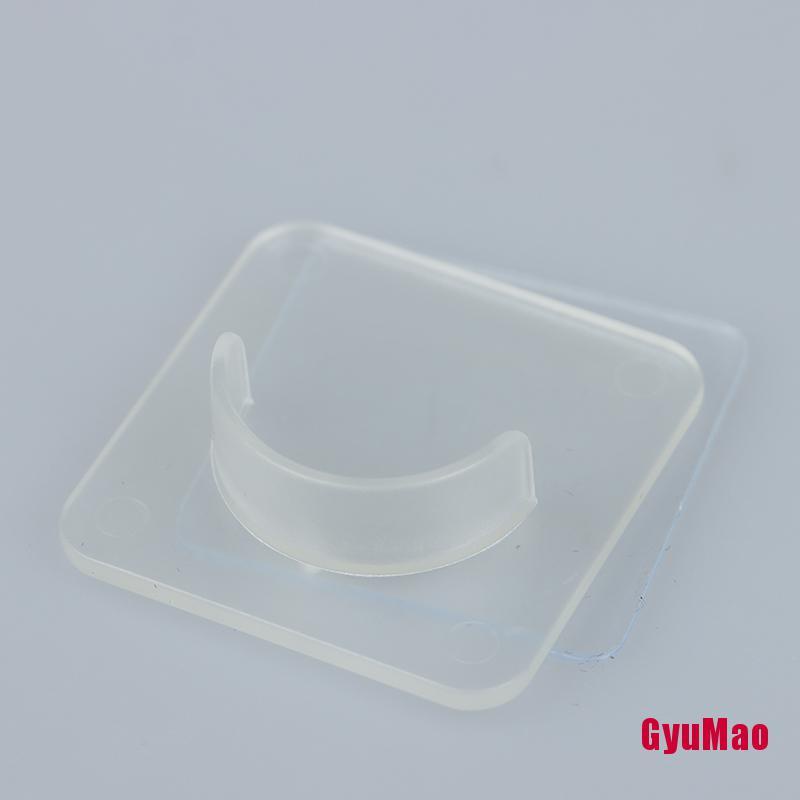 Set 2 Móc Treo Thanh Treo Rèm Cửa Tự Dính Trong Suốt Có Thể Điều Chỉnh Tiện Dụng
