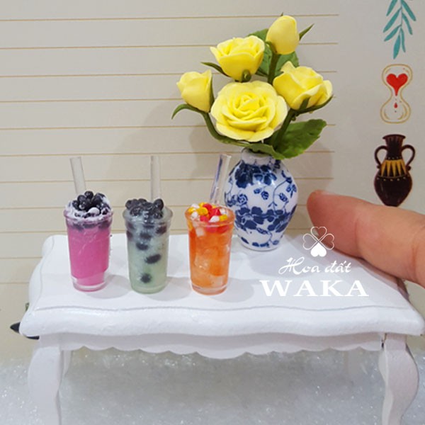 Trà Sữa Handmade Mini 01- Mô Hình Thức Uống 1/12