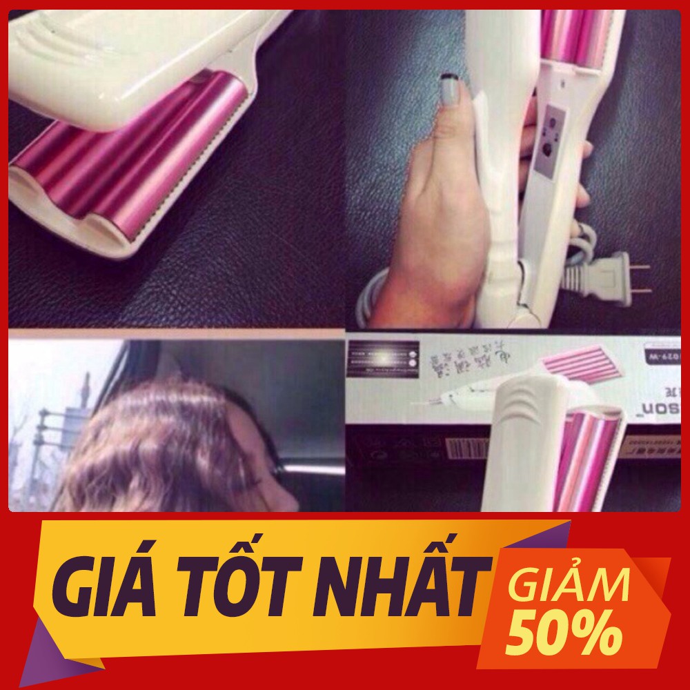 [Sale toàn shop] Máy bấm sóng bấm xù tóc bản to