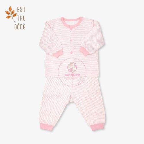 [MIOMIO Thu Đông] Bộ quần áo dài tay MIOMIO cúc giữa cho bé từ 0m - 24m phom rộng (dày vừa)