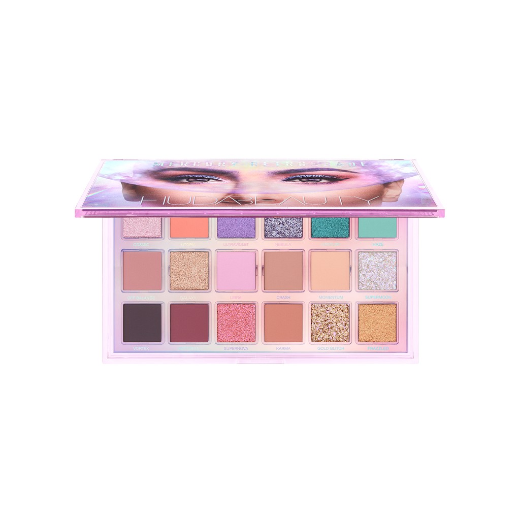 Bảng phấn mắt 18 ô Huda Beauty Mercury Retrograde Eyeshadow Palette