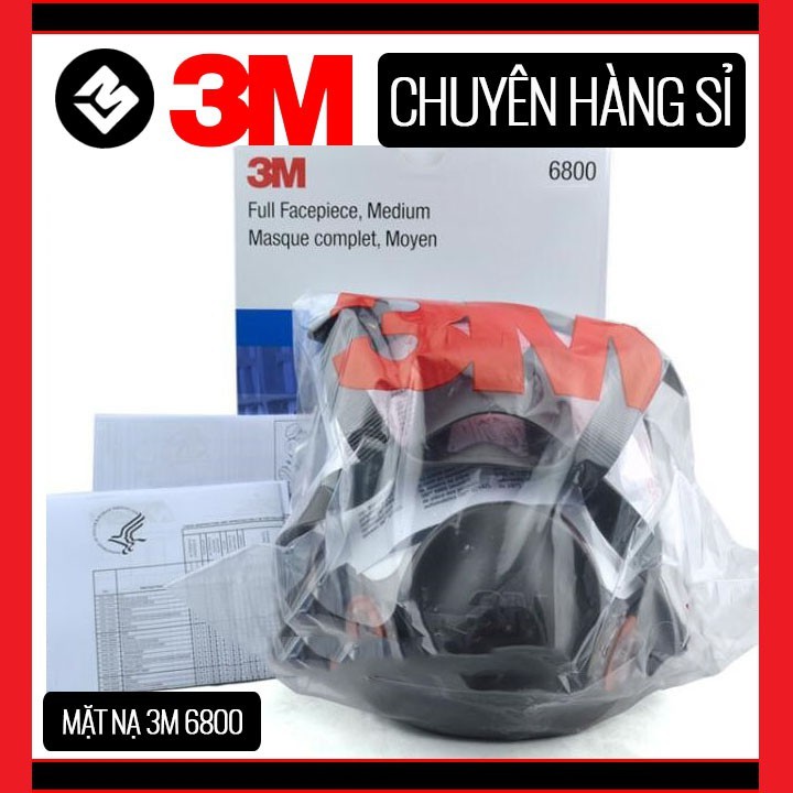 Mặt Nạ 3M 6800 Chính Hãng Chuyên Phun Sơn,Phun Thuốc Trừ Sâu Và Hóa Chất