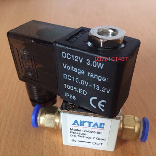 Van điện từ khí nén 2 cửa 2 vị trí Airtac