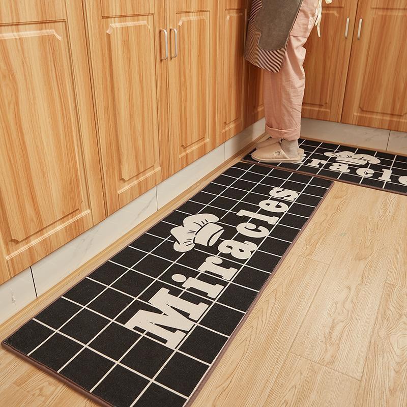 Thảm lau chân nhà bếp chống trơn trượt, thảm chùi chân phòng khách họa tiết đẹp 88201 THẾ GIỚI TIỆN ÍCH