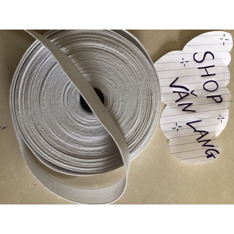 Dây chun màu trắng bản 2 cm - Giá bán theo mét