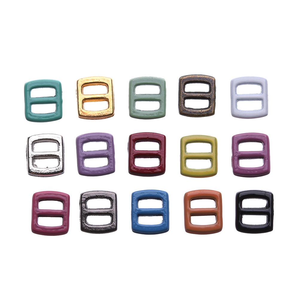 ROWAN 10pcs 5*6mm High quality Mini Ultra-small 15 colors Stuffed Toys Tri-glide Buckle