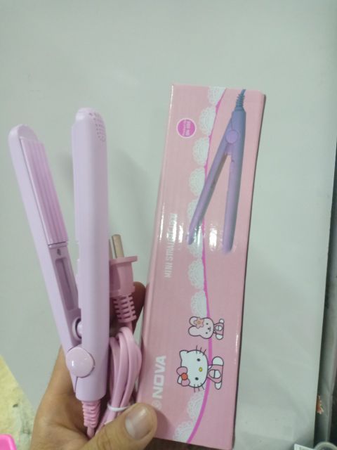 Máy Duỗi là tóc dập xù tóc mini nova cute
