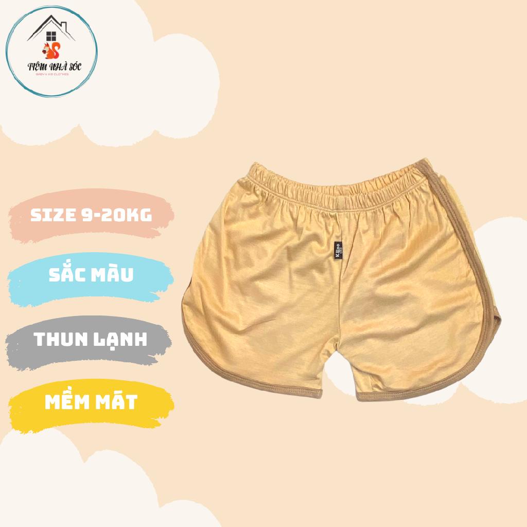 Quần đùi thun lạnh cho bé [size từ 9 - 20 kg] Tiệm Nhà Sóc