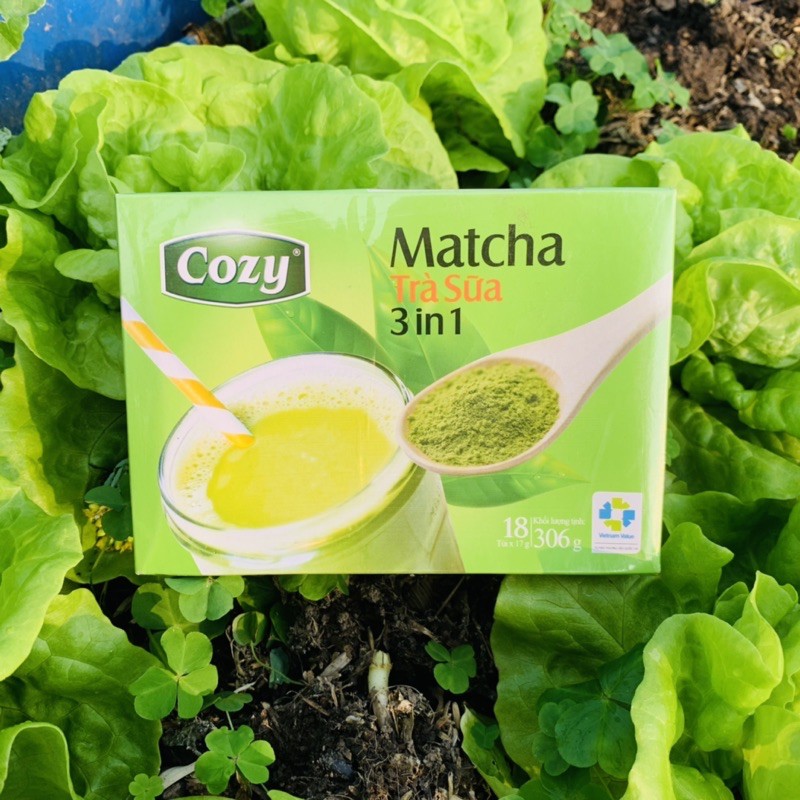 Trà sữa Cozy Matcha 3 trong 1.