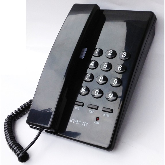 điện thoại có dây cố định để bàn, treo tường dùng cho điện thoại văn phòng, điện thoại khách sạn, gia đình KTeL 117 | BigBuy360 - bigbuy360.vn