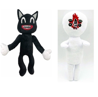 Set 2 đồ chơi nhồi bông Hình Mèo Đen Scp 173