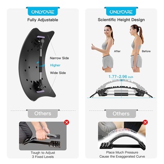 Upgraded Back Stretcher for Lower Upper Back Pain Relief