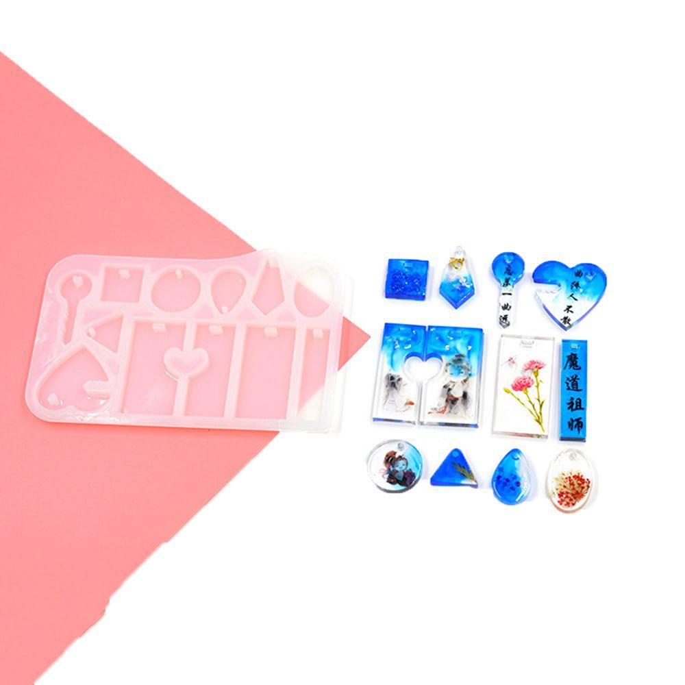 Khuôn Silicone Làm Mặt Dây Chuyền Bằng Epoxy UV