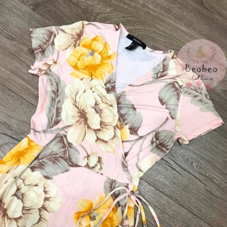 [Ảnh thật] Đầm maxi hoa vạt chéo cực đẹp ulzzang