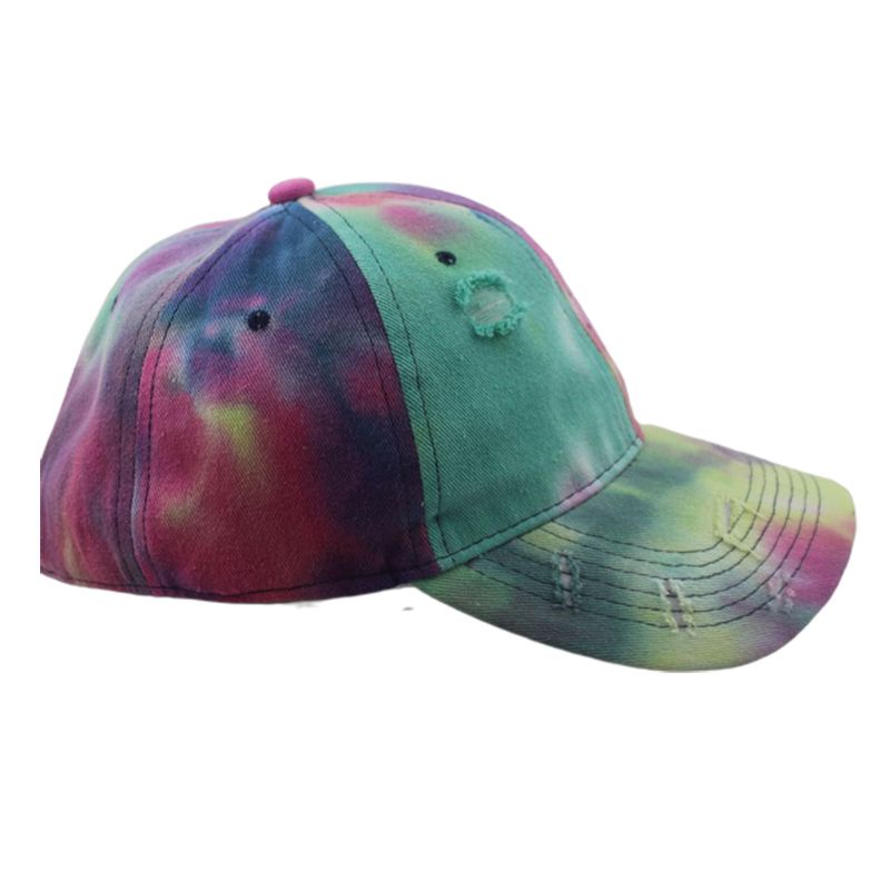 Mũ Lưỡi Trai Nhuộm Màu Gradient Phong Cách Vintage Thời Trang Unisex