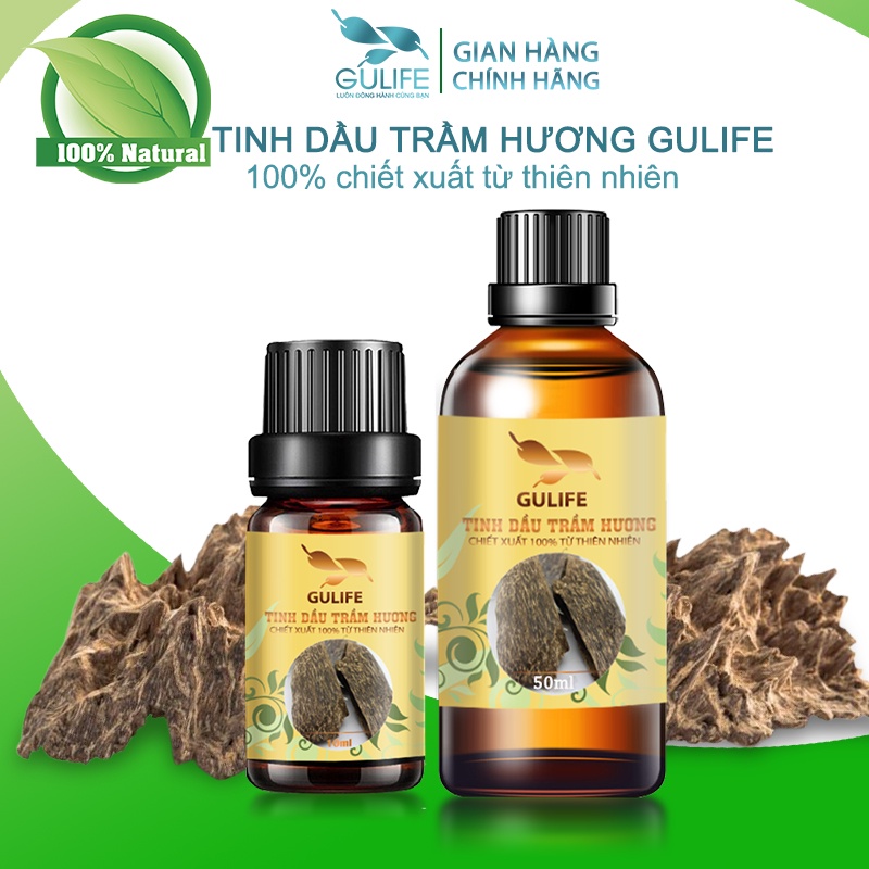 Tinh Dầu Trầm Hương Chiết Xuất Từ Thiên Nhiên GULIFE - Giảm Căng Thằng, Thơm Phòng &amp; Thư Giãn