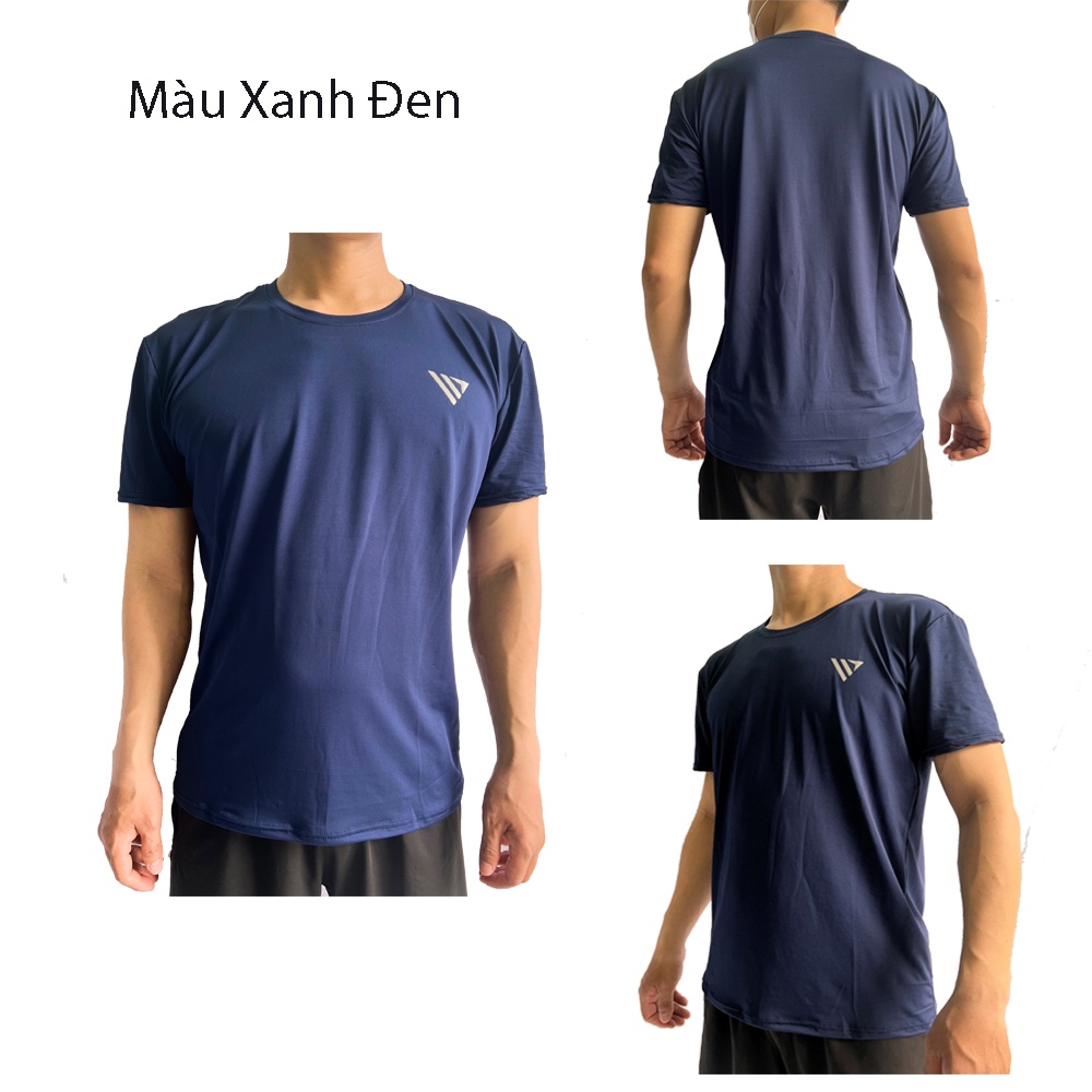 Áo Thun Thể Thao Nam VERMOS V15 Cổ Tròn Tay Ngắn Vải Thun Lạnh Chuẩn Form