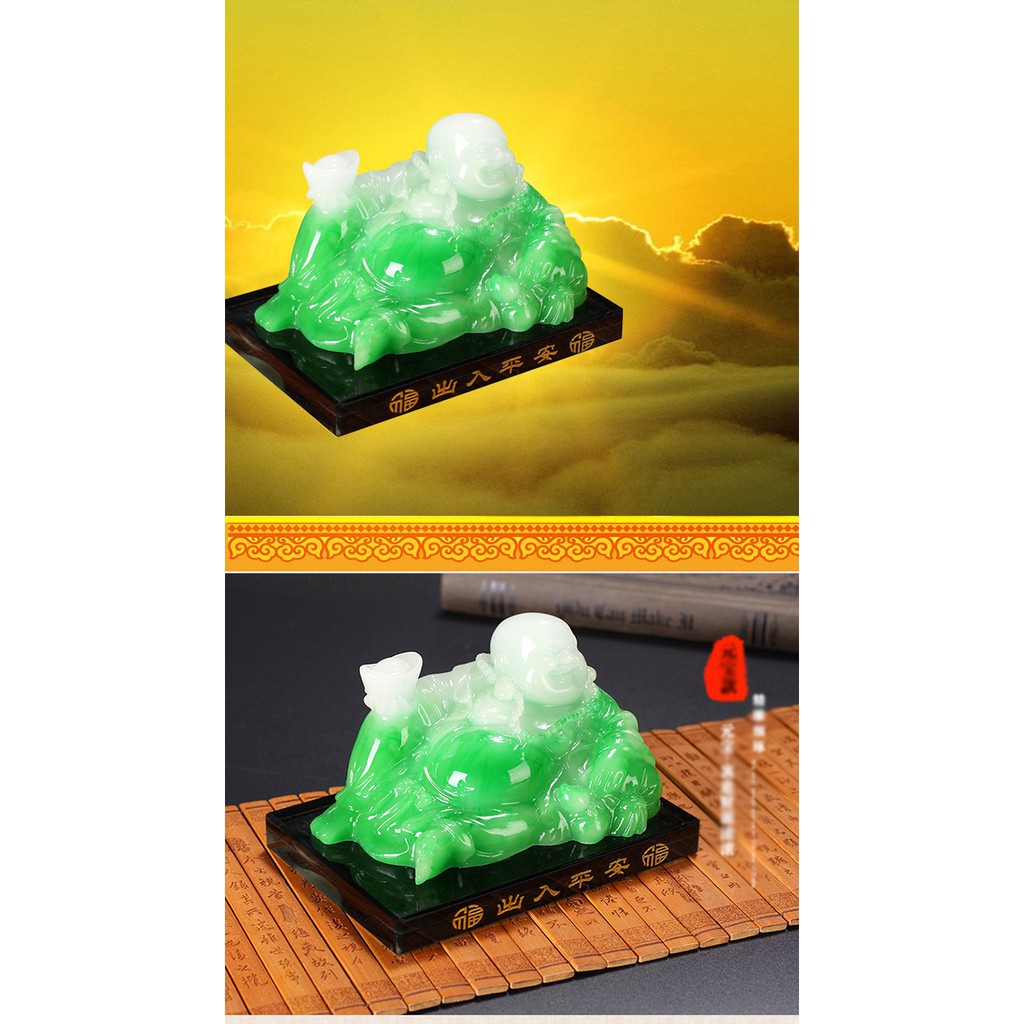 Tượng phật Di Lặc đá ngọc cao cấp .