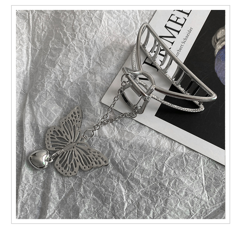 Kẹp Tóc Hình Bướm/Trái Tim Cỡ Lớn Phong Cách Hàn Quốc Cá Tính 22755