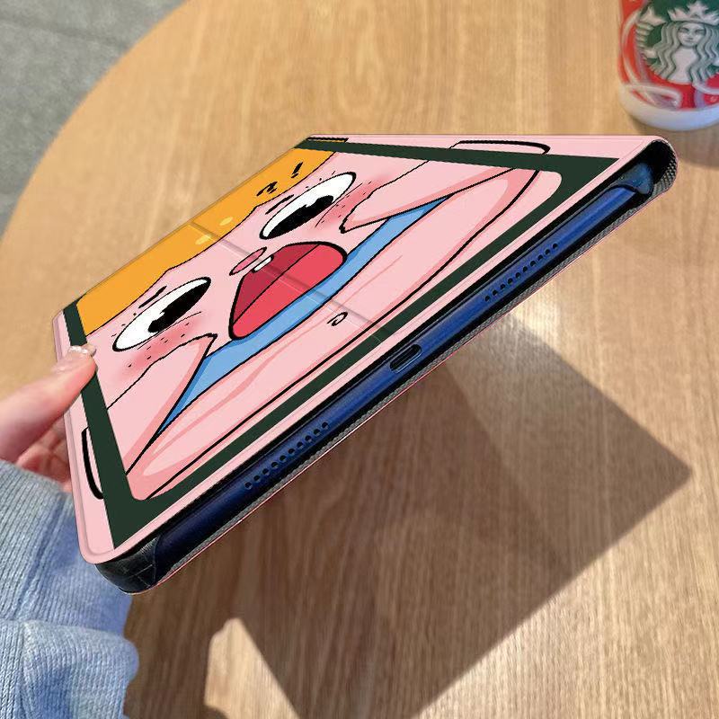 Bao Da Máy Tính Bảng Thiết Kế Độc Đáo Cho Apple ipad10.2 air3 10.5inch123456 Ốp Máy Tính Bảng ipad Pro11 inch 9.7 inch Họa Tiết Hoạt Hình Xinh Xắn