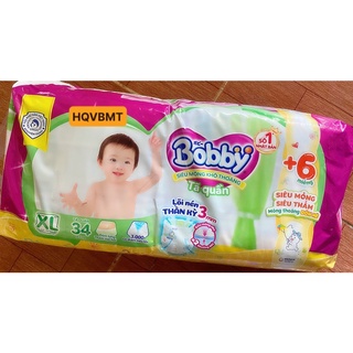 Tã quần bobby siêu thoáng size m42/l38/xl34/xxl30/xxxl24
