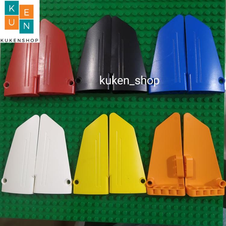 Một Cặp Part (2 Mảnh Trái Phải) Phụ Kiện Technic Bảng Điều Khiển Cong 5x11 NO.994 - Đồ Chơi Lắp Ráp 64392 64682